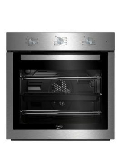 Beko Bif16100X 60Cm Ecosmart Single Fan Oven  - Oven Only